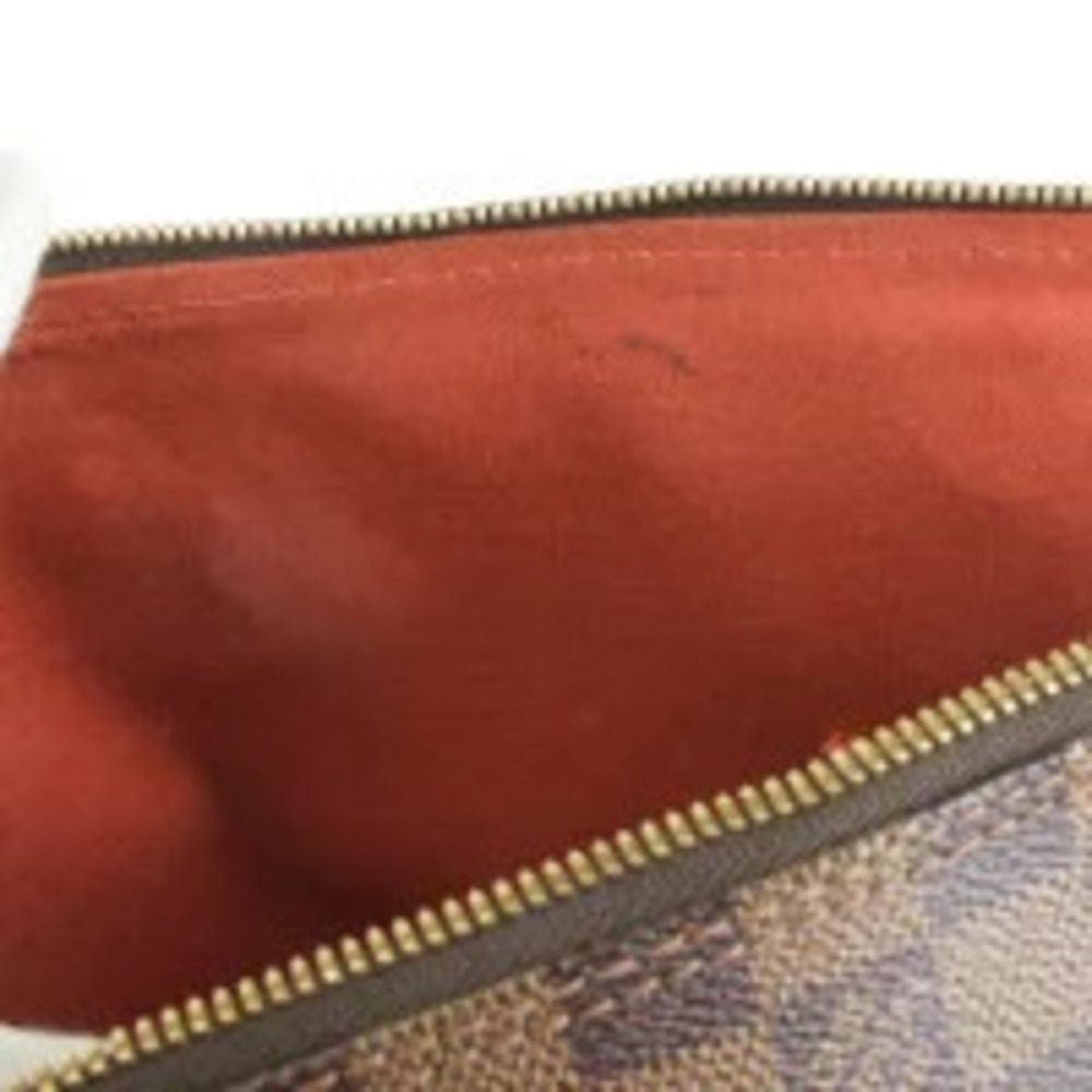 Louis Vuitton Alma Handbag Key Clochette Damier Canvas Brown - Picture 8 of 9